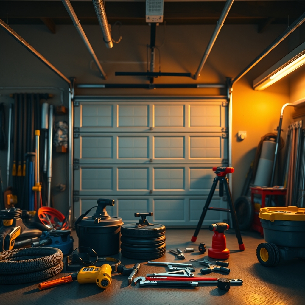 Midnight Blue Garage Door Repair Services Inc — professional Garage Door Repair in Jefferson City, branded work van and team — Garage Door Repair near me
